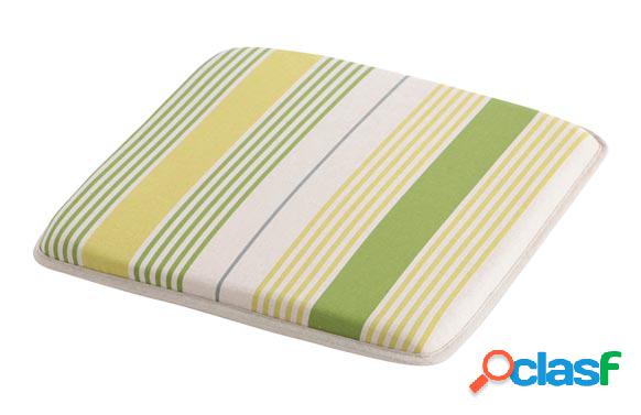 Cojín silla con rayas en color Crudo 42x42x4cm