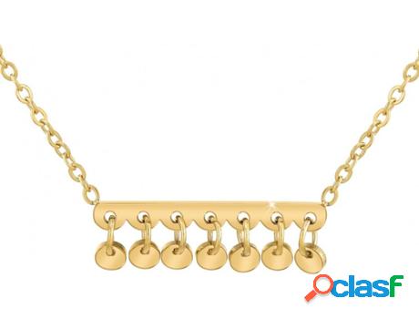 Collar SC_BOHEME (Acero - Dorado - 41cm)