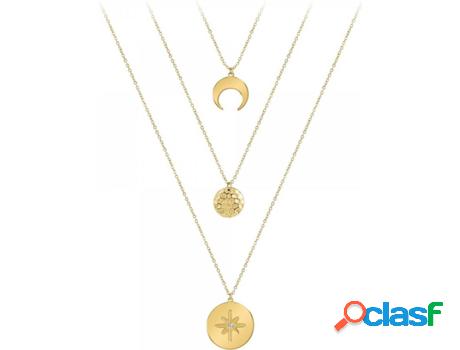 Collar SC_BOHEME (Acero - Dorado - 53cm)