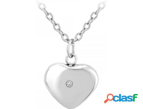 Collar SC_CRYSTAL Corazón (Acero - 42cm)