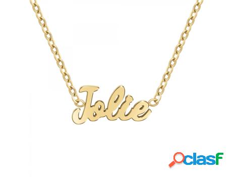 Collar SC_CRYSTAL Jolie (Acero - Dorado - 40cm)