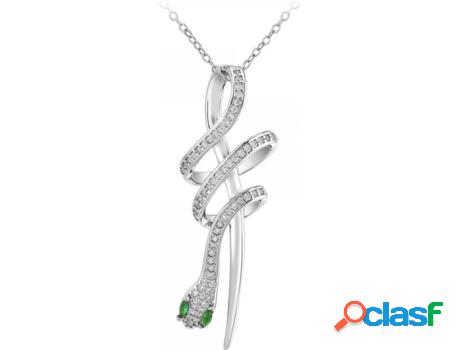 Collar SC_CRYSTAL Zirconia (bañado a rodio - 41cm)