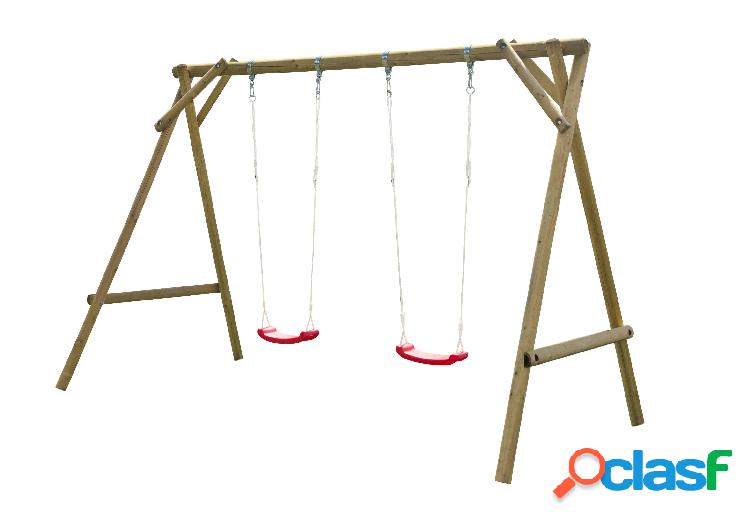 Columpio de madera Palmako Mathias 310x194x230cm