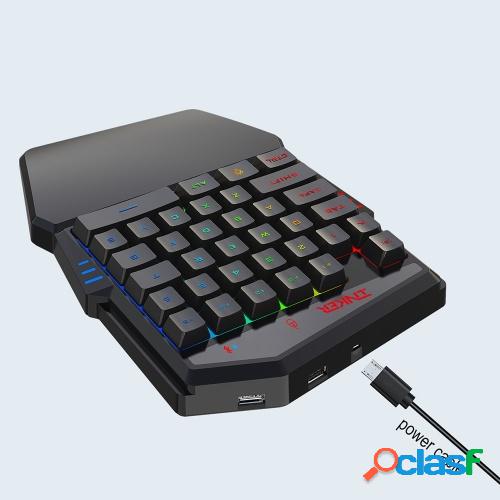 Combo ergonómico de teclado y mouse HXSJ K99 Juego de mouse