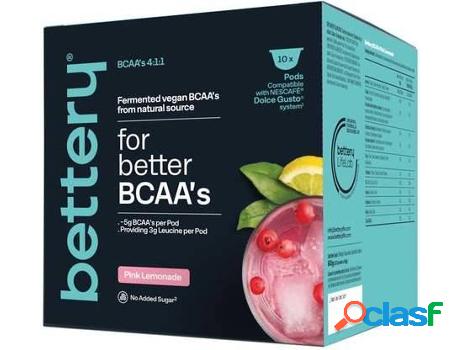 Complemento Alimentar BETTERY BCAA POD Pink Lemonade (10