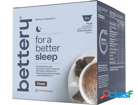 Complemento Alimentar BETTERY Sleep POD Cocoa (10 Cápsulas