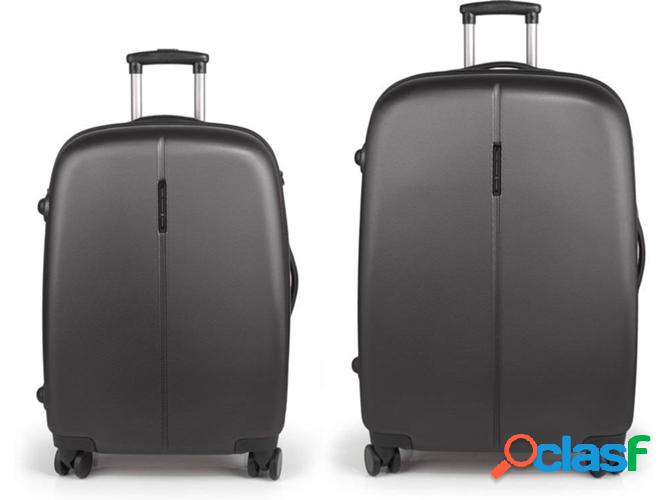 Conjunto 2 Maletas de Viaje GABOL Paradise (166 L - Gris)