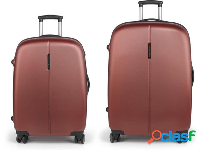 Conjunto 2 Maletas de Viaje GABOL Paradise (166 L - Naranja)