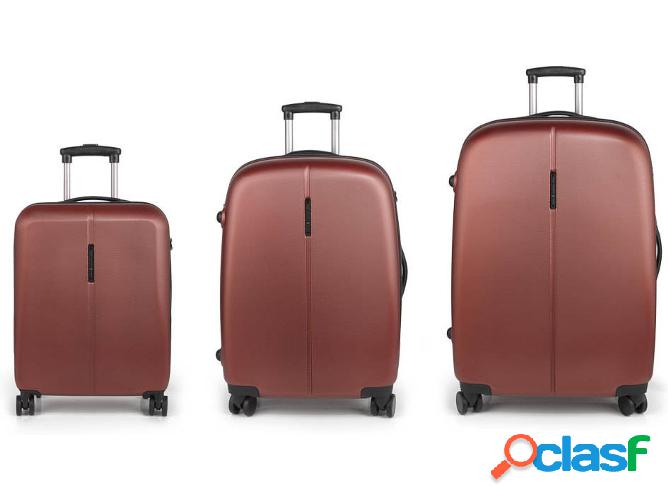 Conjunto 3 Maletas de Viaje GABOL Paradise (200 L - Naranja)
