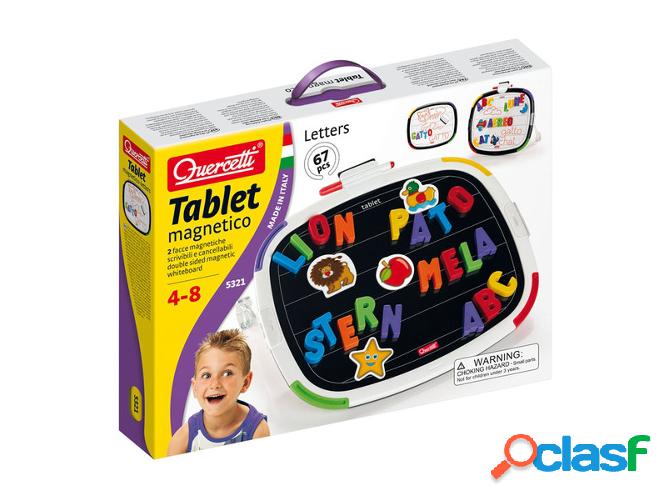 Conjunto QUERCETTI Cuadro Magnético 67 Letras + Tarjetas