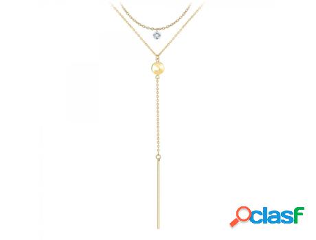 Conjunto de Collares SC_BOHEME Cristales (Acero - Dorado -