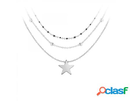 Conjunto de Collares SC_CRYSTAL (Acero - 35cm)