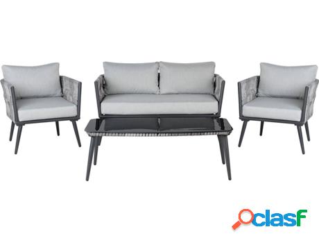 Conjunto de Jardín 151358 (Gris - Polietileno -68x127x82
