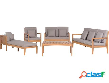 Conjunto de Jardín BELIANI Pataja (Marrón - Madera de