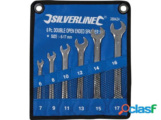 Conjunto de Llaves Fijas SILVERLINE 380424 - 6 piezas
