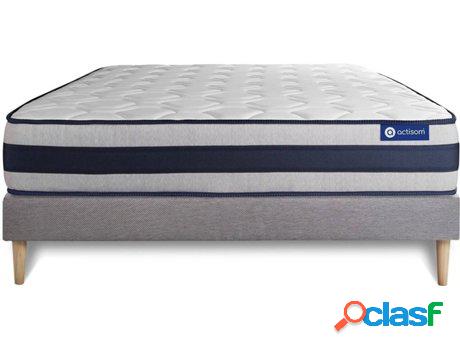 Conjunto de Somier + Colchón ACTISOM Actilatex Ergo (Gris -