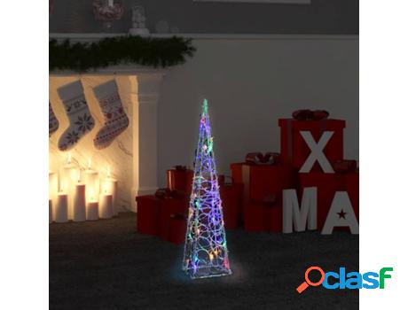 Cono de Iluminación VIDAXL luces LED (10x10x60cm -