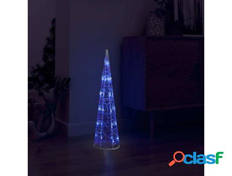 Cono de Iluminación VIDAXL luces LED (60x500cm - Azul -