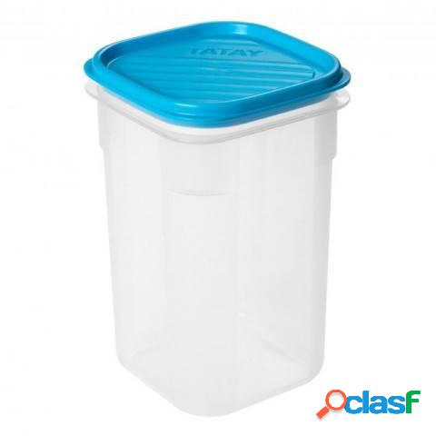 Contenedor Hermético cuadrado Tatay 1L con tapa