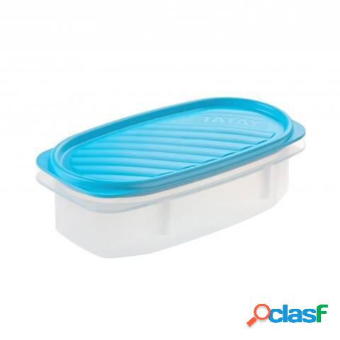 Contenedor Hermético ovalado Tatay 0,5L con tapa
