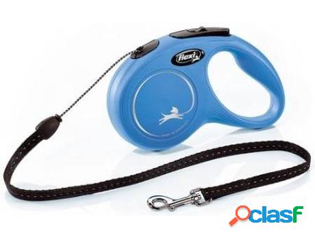 Correa para Perros FLEXI New Classic (Azul - 8 m - Hasta: 20