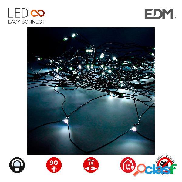 Cortina Red Easy-Connect 2x1,5m 90 Leds Blanco Frío 30V