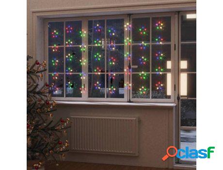 Cortina de Luces VIDAXL con Estrellas 200 Leds 8 Funciones