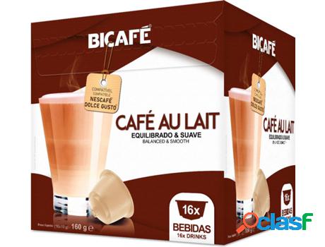 Cápsulas de Café BICAFÉ Café au lait (16 cápsulas)