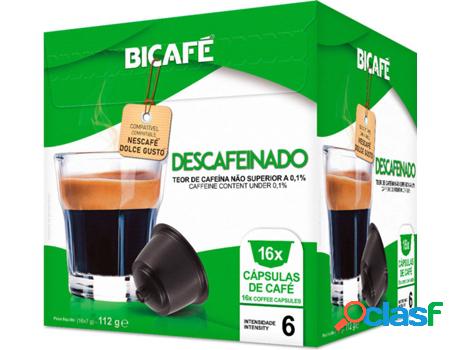 Cápsulas de Café BICAFÉ Descafeinado (16 cápsulas)