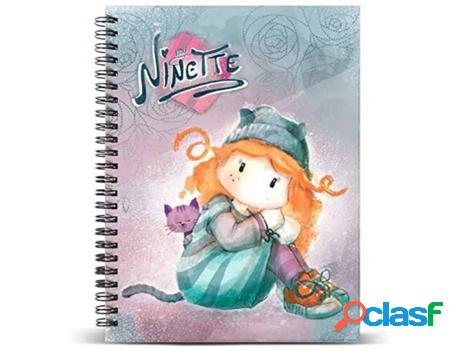 Cuaderno NINETTE 66249 Morado (A4)