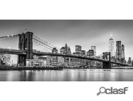 Cuadro OEDIM Panorámico Puente de Brooklyn (Blanco y Negro