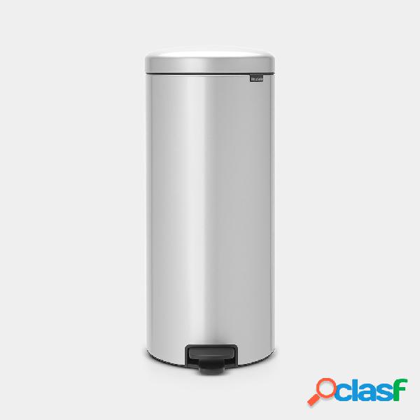 Cubo de basura Brabantia NewIcon Metallic Grey 30L