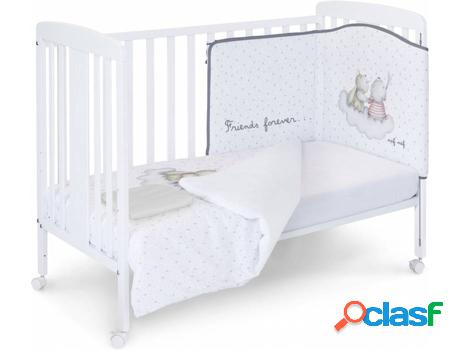 Cuna NAF NAF Rabbit & Moon Gris (60 x 120 cm)