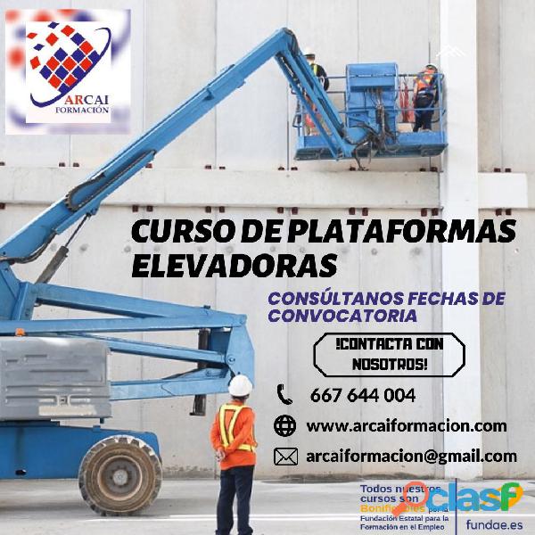 Curso de plataformas elevadoras