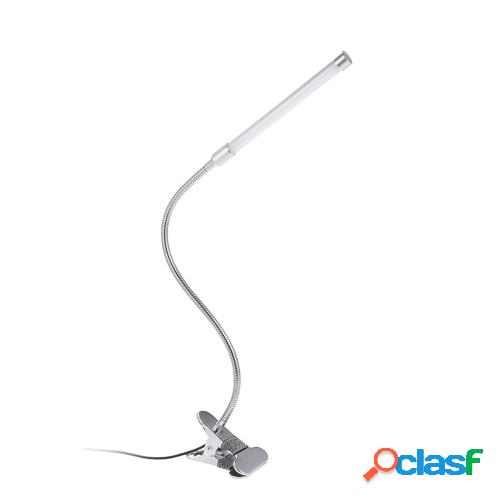 DC 5 V 7 W 18 L-ED Abrazadera Clip Luz de escritorio
