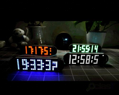 DS3231 Alta Precisión DIY Digital Dot Matrix Kit de Reloj