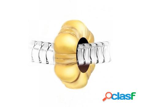 Dije SC_CRYSTAL (Acero - Dorado - 13 mm)