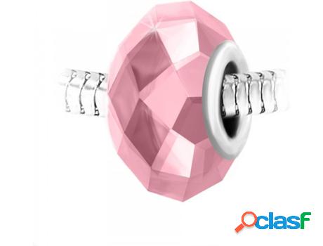 Dije SC_CRYSTAL (Acero - Rosa - 13 mm)