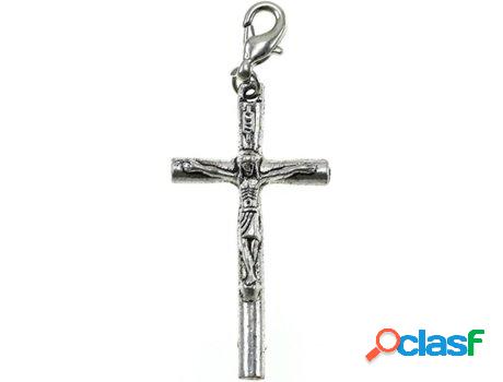 Dije SC_CRYSTAL (bañado a rodio - 36 mm x 19 mm)