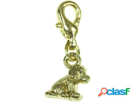 Dije SC_CRYSTAL (bañado a rodio - Dorado - 10 mm x 8mm)