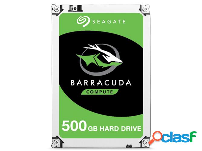 Disco HDD Interno SEAGATE Barracuda (500 GB - SATA - 7200