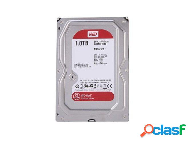 Disco HDD Interno WESTERN DIGITAL WD10EFRX (1 TB - SATA -