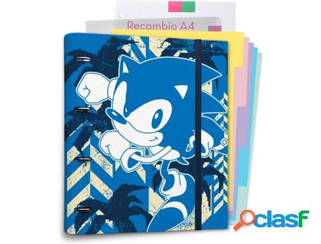 Dossier ERIK EDITORES 4 Anillas Sonic The Hedgehog (A4)
