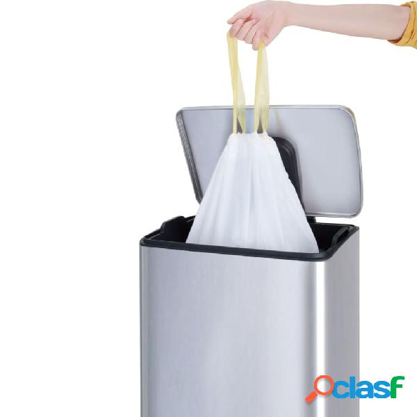 EKO Set de bolsas de basura "D" 18-21 L 24x20 piezas blanco