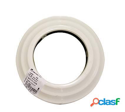 Embellecedor Extraccion Aire Tuberia 125Mmø Aluminio Blanco
