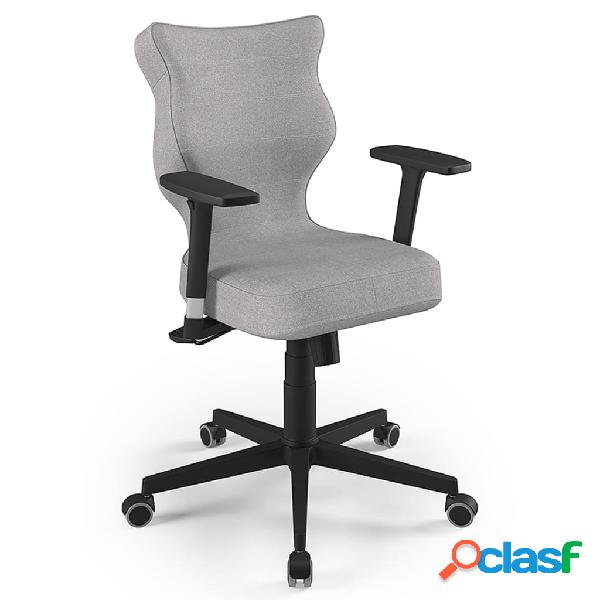 Entelo Silla de oficina ergonómica Nero Deco 18 gris claro