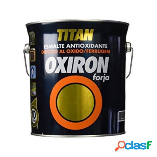 Esmalte Antioxidante Forja 4 Lt Gris Acero Exterior Oxiron