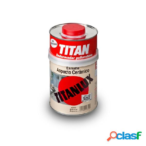 Esmalte Titanlux de aspecto Cerámico Blanco Brillo 750ml