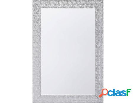 Espejo de Pared BELIANI Mervent (Plateado - Material