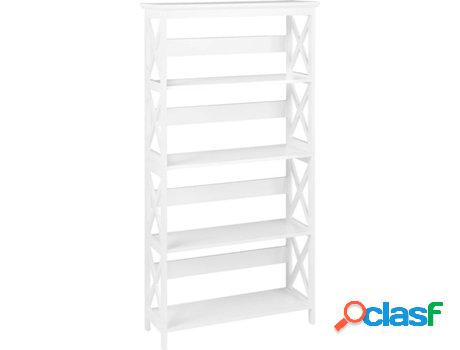 Estanterías Foster (Blanco - MDF -30x80x152 cm)
